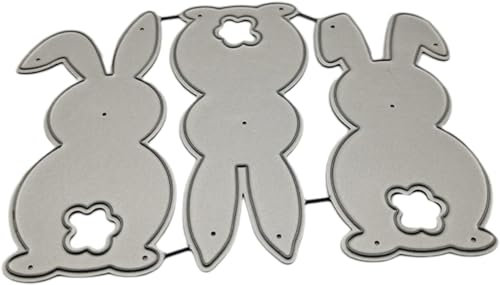 Rosojodg Silber Ostern DIY Stanzform Schablone für Scrapbooking und Stempeln