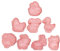 RORPOIR 1set Timbri per Biscotti Forma di Animali Stampo Riutilizzabile Plastica per Dolci e Biscotti per Creazioni Fatte Casa