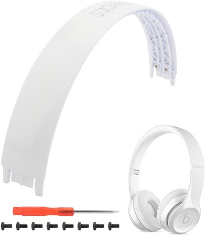 Solo3 - Accesorios de repuesto para diadema Solo2, kit de reparación de diadema compatible con la diadema superior inalámbrica Solo 3.0 Solo 2.0 (blanco)