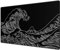JIALONG Large Gaming Mouse Pad with Stitched Edges, Extended Mousepad with Smooth Cloth Surface, Non-Slip Base, Desk Mat for Gamer, Office & Home, 900x400mm Black