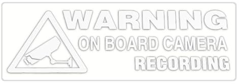 Yianyal Fahrzeugsicherheitsaufkleber für Kamera, wasserdichte PVC-Kamera-Sicherheitsaufkleber – starke Haftung, Auto-Aufkleber für Minivan, SUV, Motorrad, Wohnmobil, LKW