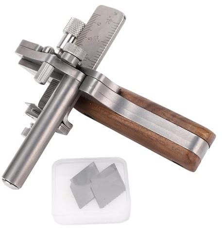 Lederband-Schneidemaschine, Professionelles Schneidwerkzeug für Lederstreifen aus Edelstahl 304 mit Universeller 18-mm-Klinge, Handschneidewerkzeug für DIY-Lederhandwerk