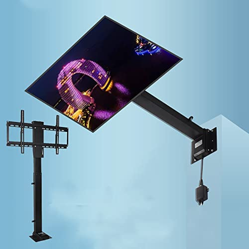 Sollevatore motorizzato per TV, meccanismo di sollevamento TV con telecomando per TV da 26 a 60 fino a 60 kg/132 libbre e 600 x 400 VESA, corsa da 100 cm/39,3 pollici in meno di 30 secondi