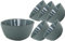 Van Well | URBAN Schale 11 cm grau 6er Set - Steinzeug für Tapas, Dips, Snack und Saucen