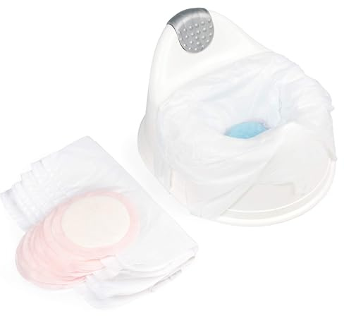 chuckle 50 Einweg Baby Töpfchenbeutel mit Saugfähigem Pad für Unterwegs - Praktisch (100)