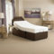 Rebound Deluxe Memory Electric Adjustable Bed with Free Headboard & Orthopaedic Pocket Spring Mattress, 5-Motion Movement Base, Pressure Relief (Brown, Small Double (120cm x 200cm))