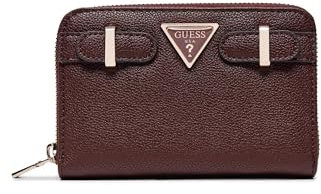 GUESS Eco Ali Zip Around Wallet Burgundy