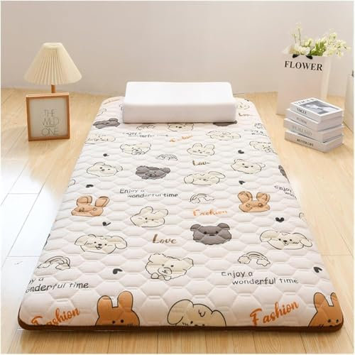Japanische Matratze, Vier-Jahreszeiten-Tatami-Matratze, Atmungsaktive Boden-Isomatte Mit Baumwollfüllung, Gemütliche Bodenmatte, Tragbares Nickerchen-Futon-Schlafsofa, Japanische Möbel, Gepolstert(3,1