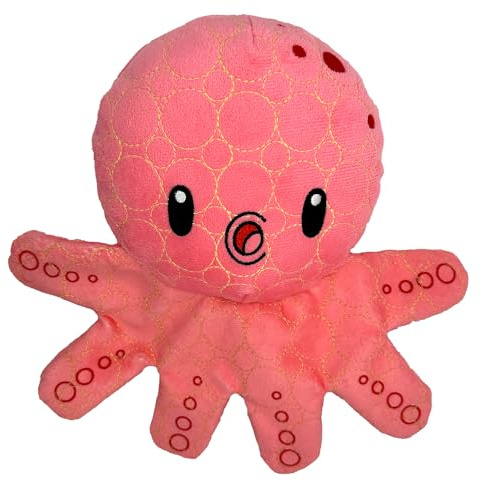Coachi Bite Force Deep Sea Tough Plush Toy for Dogs | Octopus | Built with Kevlar, Multi-Layered with Reinforced Seams, Dog Toy with Squeaker for Interactive Play. Ideal for Strong Chewers