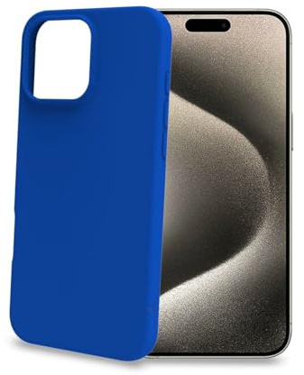 Celly EAN-8021735210825 Schutzhülle für iPhone 16 Pro Max, Blau, Apple