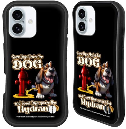 Head Case Designs Offizielle D.S. Valori An Manchen Tagen Bist Du Der Hund Kitty Und Puppy Hybride Handyhülle Hülle Huelle kompatibel mit Apple iPhone 16