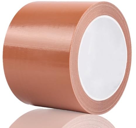 Yuexitech Gewebeklebeband Braun, 75mm X 20m Panzertape Wasserfest, Duck Tape, Panzerband Extra Stark FüR Haus, Automobil Oder Outdoor Reparaturen