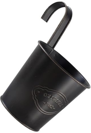 Milisten Cubo Decorativo De Hierro para Jardinería para Flores y Plantas Soporte para Macetas