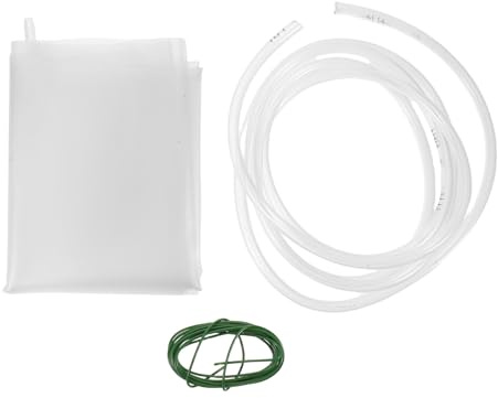 Gadpiparty Roof Rain Diverter Kit 23.58X19.65In with 2M Hose and Iron Wire Outdoor Collapsible Rainwater Collector for Roof Leak Protection and Ceiling Drip Control