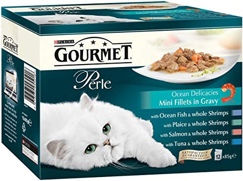 Purina Gourmet Perle Ocean Delicacies Mini Fillets in Gravy - Pouch (12x85g)