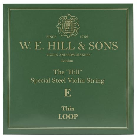 HILL Cuerda para Violín Mi thin acero con bucle