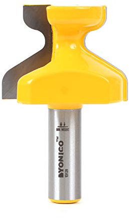 Yonico 13129 - Finger Grip Router Bit, Cutting Height: 1-3/8 - 1/2 Shank