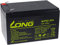 Batteria di ricambio KungLong per Impianto elettrico di emergenza Peg Perego (USV) 12V 12Ah, 12V, Lead-Acid