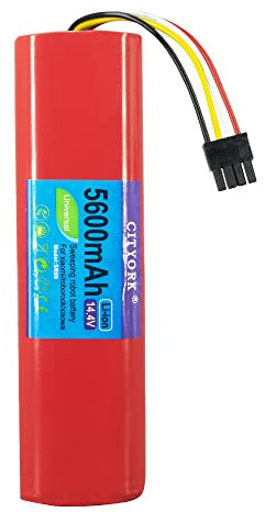 CITYORK 14.4V 5600mAh Al Litio Macchina di Pulizia per Dreame L10s Ultra/Ultra Gen 2/Pro Gen 2/Pro Ultra Heat, per Dreame L10s Plus/L10 Prime, per Dreame D10 Plus/Plus Gen 2, per Dreame D9 Max/Pro