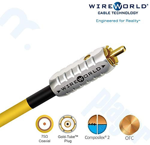Wireworld chroma cavo digitale coassiale 75 ohm da 1,5 MT schermato ORIGINALE