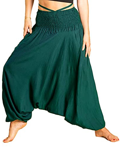 PANASIAM Aladin Pants Plain DarkGreen XL
