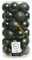 Box 37 Kugeln D 6 cm Mix Pine Green