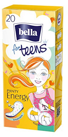 bella for Teens Slipeinlagen Energy, 1er Pack (1 x 20 Stück)