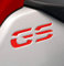 Kit 2 Adesivi GS RESINA 3D PER BMW R 1200-1250 GS ADV 2014-2018 AD-GSADV2 (RED)