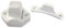 Bloc-Porte articulé Blanc Hauteur: 40 mm
