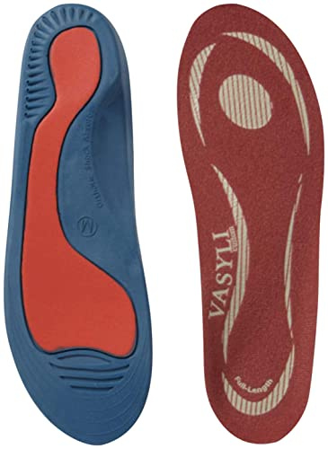 Vasyli Shock Absorber Orthotic, Large, Lasting Pain Relief, Biomechanical Control, Maximum PU Shock Absorption, Reduces Excess Pronation, Deep Heel Cup, Heat Moldable, Everyday Use