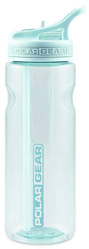 Polar Gear Aqua Grip Water Bottle – BPA-Free Reusable Water Bottles With Straw – 650ml Sports Water Bottle Perfect for Gym, Cycling & Work
