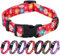 Rhea Rose Girl Dog Collars Cute Pink Daisy Collar, Spring and Summer Flower for Small Dogs