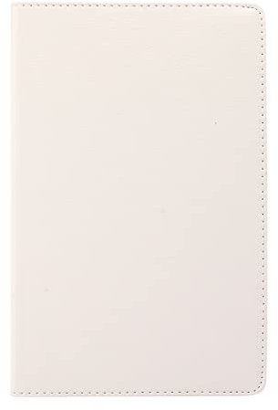 LMFULM® Case for Lenovo Tab M10 FHD Plus TB-X606F (10.3 Inch) PU Leather Case 360° Rotating Stand Cover Protective Shell Holster Flip Case White