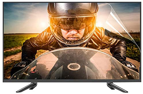Ultraklarer TV-Bildschirmschutz – 75-85 Zoll Monitore Anti-Blaulichtfilter – Abschirmung von UV- und Strahlungs-Augenschutzfolie – für Sharp/Sony/Samsung/Hisense etc/Clear / 85inch 1902x1089mm