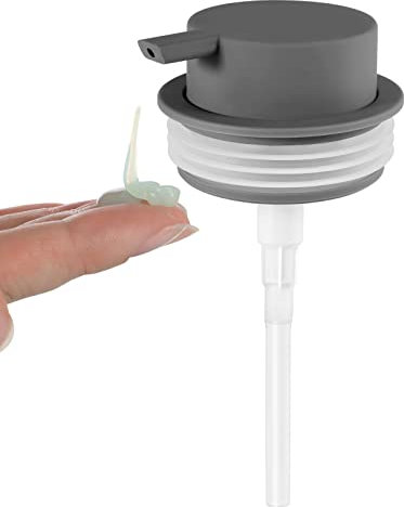Creamischer Seifenspender, Ersatz-Pumpkopf (graue Flüssigkeitspumpe)