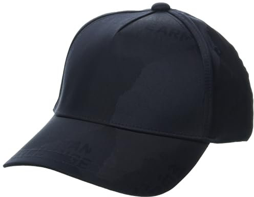 Armani Exchange Herren Camo Jacquard Baseball Hat Baseballkappe, Dunkles Marineblau, Einheitsgröße