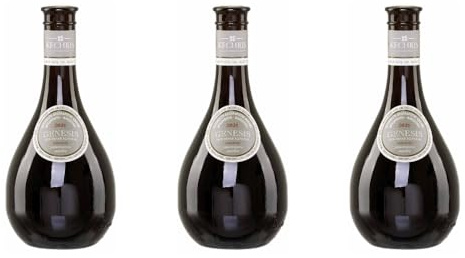 Genesis Rot trocken Kechri 3x 0,5l Flasche | Trockener Rotwein aus Griechenland | + 20ml Jassas Olivenöl