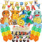 luftballon 6. geburtstag | geburtstagsdeko jungen 6 jahr, Happy Birthday Dekoration Banner Karikatur Luftballons deko (6)