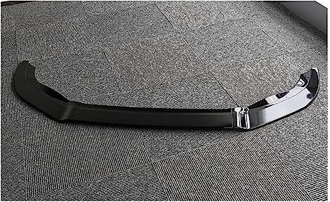 UNCLE LIAO Auto Frontspoiler Lippe für VW Il Golf 6 MK6 R R20 2008-2013 Kratzfest Kollisionssicher Lippenspoiler Frontstoßstangenlippe,Car Zubehör.,C-Pearl Black