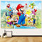 SkyReach Super Mario Bros Wandteppich, Mario-Anime-Wandteppich, Mario-Flagge, lustige Mario-Flagge, Dekoration für College, Schlafzimmer, Zimmer, Wohnheim, Wand, Geburtstag, Party, Poster, 152,4 x