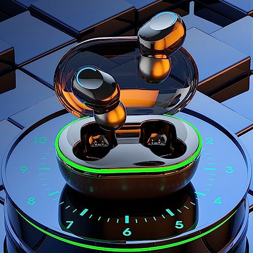 Wireless Earbuds Bluetooth Headphones, Mini In Ear Light-Weight Headphones with Charging Case, Hifi Stereo Sound, Sport Earphones Headset for Home Office Sales Today Clearance Prime Only