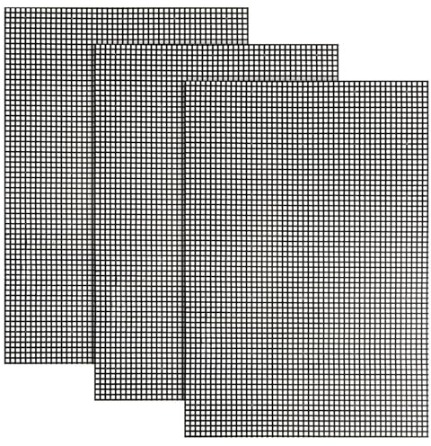 Grillmatte Teflon 5er Set 44x33cm Antihaft Wiederverwendbar Grillplatte Grillfolie für Gasgrill Kohlegrill BBQ