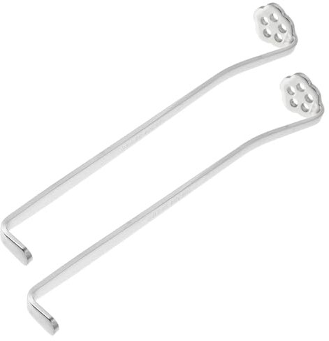 NAMOARLY 2pcs Manual Lemon Juicers Stainless Steel Fruit Juicers Hand Pressure Stirring Sticks for Citrus Juicing