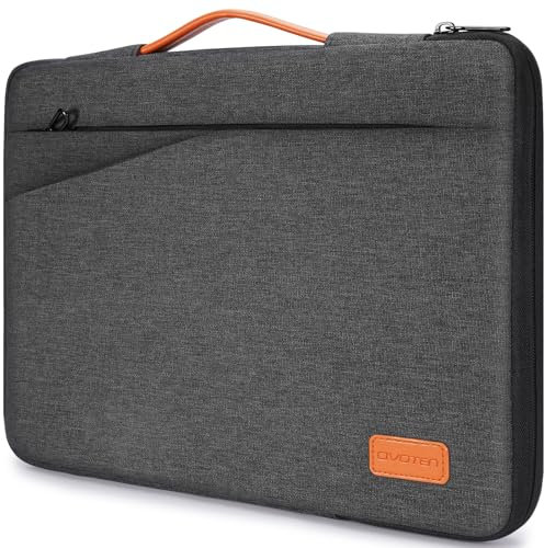 CIVOTEN 17 Zoll Laptop Tasche 17.3 Notebook Laptoptasche Sleeve für 17 Lenovo IdeaPad 3i Gen7/ThinkBook Plus 17/Legion 5/LG gram 17/Razer & MSI 17/HP/ASUS Hülle Case Bag, Grau