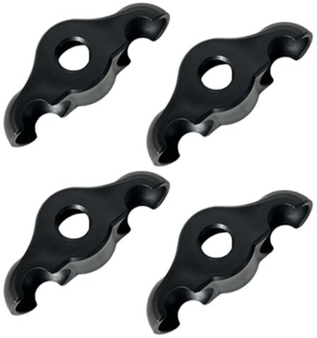 4 Pack Indoor Cycling Snap Rocker Feet Adapters, Portable Rocker Plate Bike Trainer Rocker Feet Adapter Set Indoor, Stability Accessories for Smart Bike Resistance Trainer Home Workout Equipment