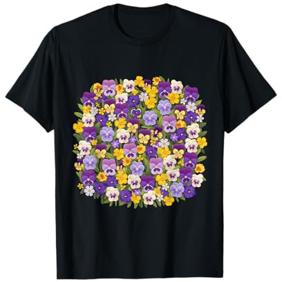 Stiefmütterchen Blumen Stiefmütterchen Liebhaber Gärtner T-Shirt