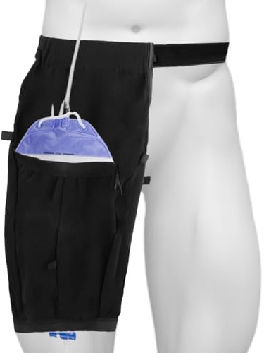 Portasacca per catetere per gamba, portasacca per catetere per gamba con cintura, supporto per sacca urinaria per gamba, copertura per sacca urinaria, maniche per catetere, portasacca di drenaggio per