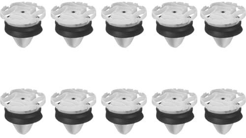 Toiumops Voiture Clips pour Renault Laguna Megane Trafic III, 10x Clips de Carte de Porte, Capuchon de Panneau de Garniture intérieure de Voiture 7703077476