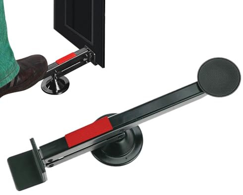 Demsyeq Outil d'installation de lève-Porte | Lève-Panneau de cloison sèche à Pied, Rotation à 360 degrés, Aide Professionnelle pour Meubles d'atelier, Garage