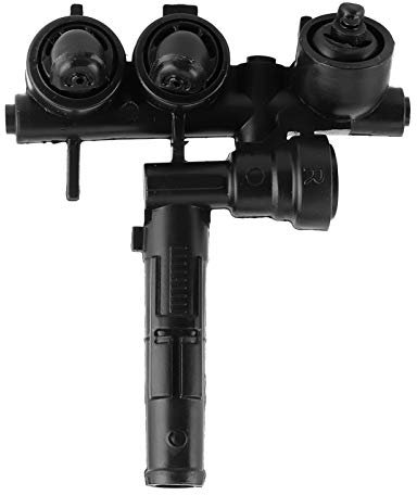 Klanata Scheinwerfer Waschdüse hochwertige Frontleuchtenspray -Sprühstrahl Abs Schwarz W220 S430 S500 S600 S55MG ausreichend helles Nacht Fahren (Rechts vorne: 51131505865)